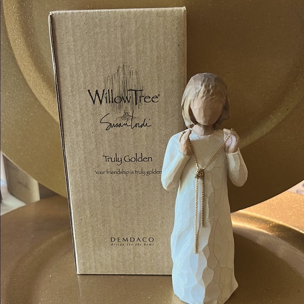 Willow Tree by Susan Lordi; Hand Carved “Truly Golden” Figurine;Original Box;NWT